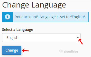 Cara Mengganti Bahasa di Akun cPanel