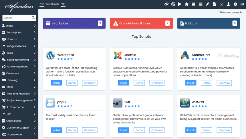 Cara Mengakses Softaculous di cPanel