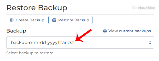 Cara Restore Backup di DirectAdmin