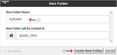 Cara Membuat Folder atau File Baru di File Manager cPanel