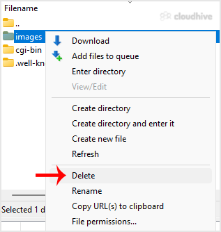Cara Membuat atau Menghapus Direktori Menggunakan FileZilla