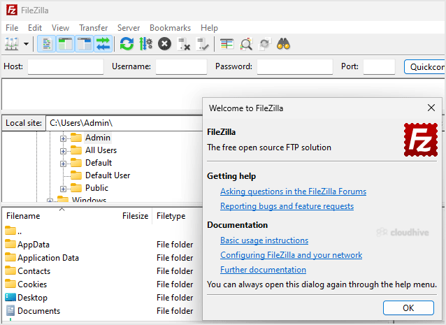Cara Menginstal FileZilla Client di Windows