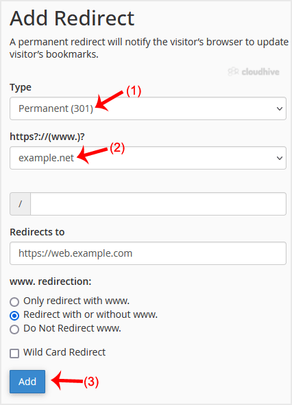 Cara Redirect Addon Domain di cPanel