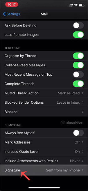 Cara Mengganti Tanda Tangan Email "Sent from my iPhone" di iOS