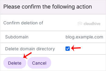 Cara Menghapus Subdomain di SiteWorx