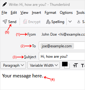 Cara Mengirim Email Menggunakan Thunderbird