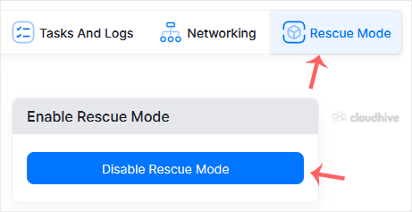 Cara Menonaktifkan Rescue Mode di Virtualizor