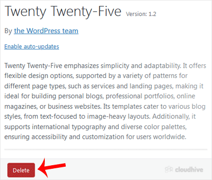 Cara Menghapus Tema WordPress